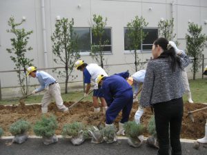 ハーブ植樹（平成２２年１０月２０日（水））