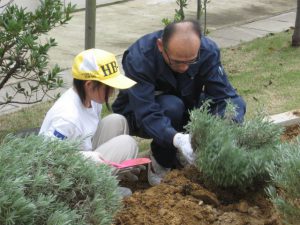 ハーブ植樹（平成２２年１０月２０日（水））