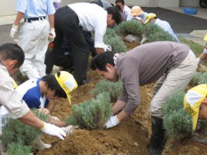 ハーブ植樹（平成２２年１０月２０日（水））