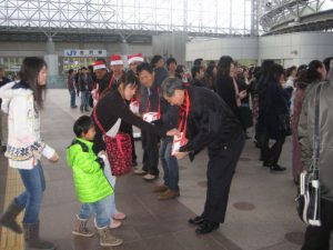 募金活動（平成22年12月23日　金沢駅東口もてなしドーム）