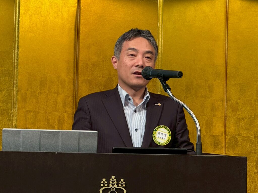 令和7年5月12日　第1558回例会　卓話「海と人と未来を結ぶ」