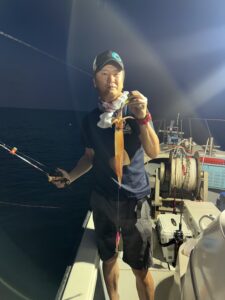 令和7.8.22 釣り同好会 活動報告（イカ釣り）