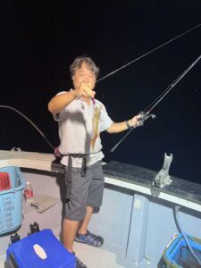 令和7.8.22 釣り同好会 活動報告（イカ釣り）